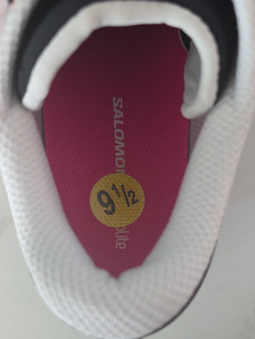 Salomon Women’s Gray and Hot Pink Trail Running Shoes - Picture 5 of 9
